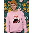 thumbnail image 2 of Corgi Fashion Dog Sweatshirt Men -Image by Shutterstock, Male Medium, 2 of 4