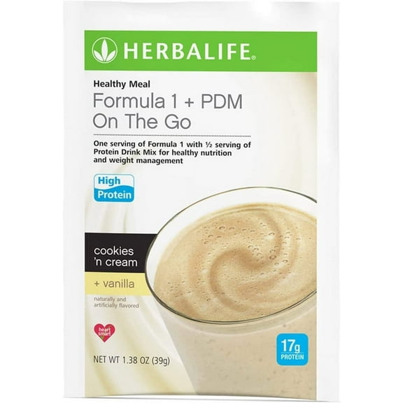 Herba life. Formula 1   protein Drink Mix On-the-Go 17g Protein, 1.38 Oz per packet 7 Packets