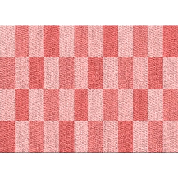 Ahgly Company Indoor Rectangle Patterned Pastel Pink Area Rugs, 2' x 4'