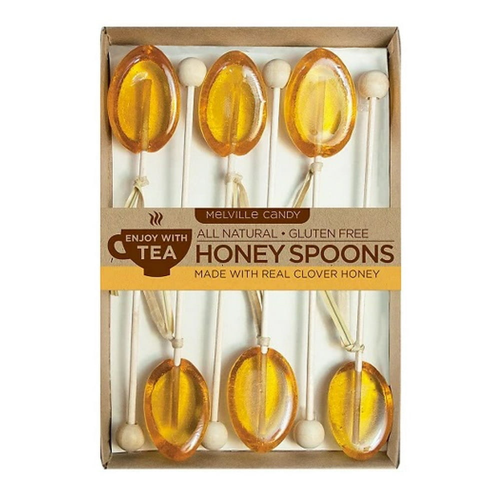 Melville Candy Honey Spoons Made With Real Clover Honey Lollipops 1