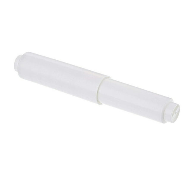 2 Pieces Plastic Toilet Paper Holder Rod Spring Loaded Replacement Bathroom Tissue Roller Accessories