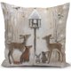 thumbnail image 4 of Fundas Cojines Navidad Juego de 4 Funda de Almohadas Decoracion Navidad hogar decoración navideña Funda de cojín Navidad Christmas Decorations Xmas Cushion Covers Pillow, 4 of 5