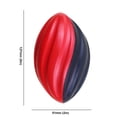 thumbnail image 4 of WDOplteas Pelota Rugby en Espiral Rebote Lento para Pelota Rugby Entrenamiento para Uso en Interiores Y Exteriores (rojo), 4 of 9