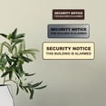 thumbnail image 4 of Standard Security Notice This Building is Alarmed Sign (Black) - Small, 4 of 5