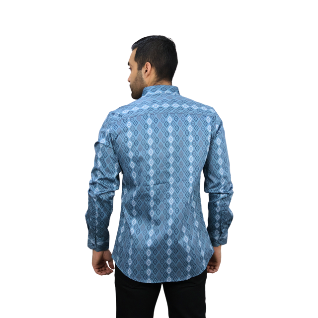 Camisa Caballero CWL10756 TURQUOISE Para Hombre 1 Pz