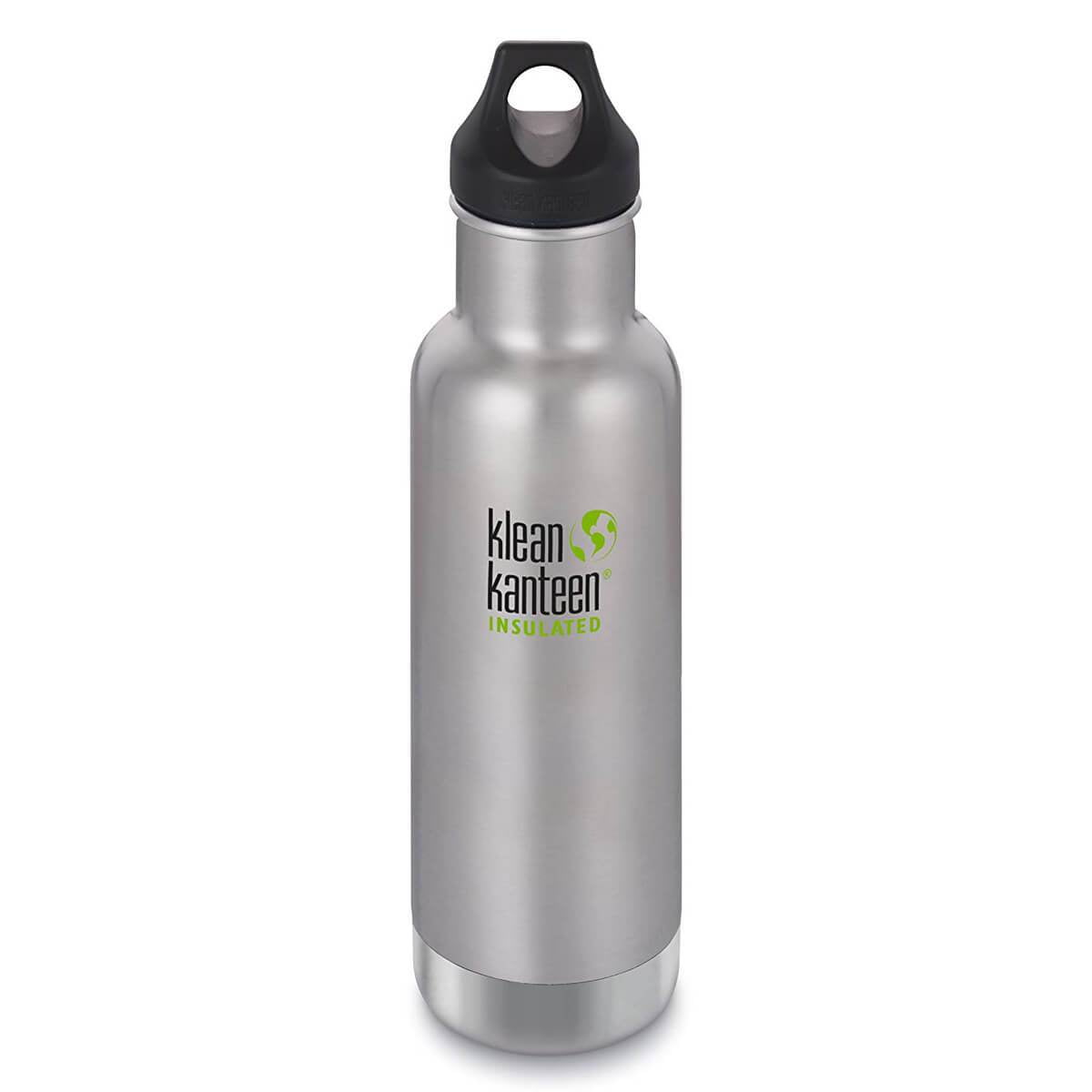 Klean Kanteen Bottle - Classic Insulated Stainless Steel with Loop Cap