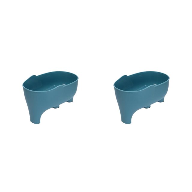 Monstrate Colador de fregadero de cocina, escurridor de encimera de plástico, filtro antideslizante, escurridor de verduras, soporte de esponja Type1 NO1