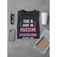 thumbnail image 3 of Awesome Policewoman Looks Like T-Shirt Women -Smartprints Designs, Female Large, 3 of 4