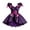Purple, variant on Women Halloween Purple Gothic Court Dress Set,Women 2 Piece Purple Black Gothic Dress with Hat, Suitable for Themed Party and Stage Show