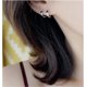 thumbnail image 4 of Double Love Heart Cubic Zirconia Sleeper Pendientes de aro pequeños para mujeres Adolescentes Niñas Cartílago Tiny Cute CZ Huggie Hoops Hipoalergénico para orejas sensibles WD.WDQZL Hogar, 4 of 6