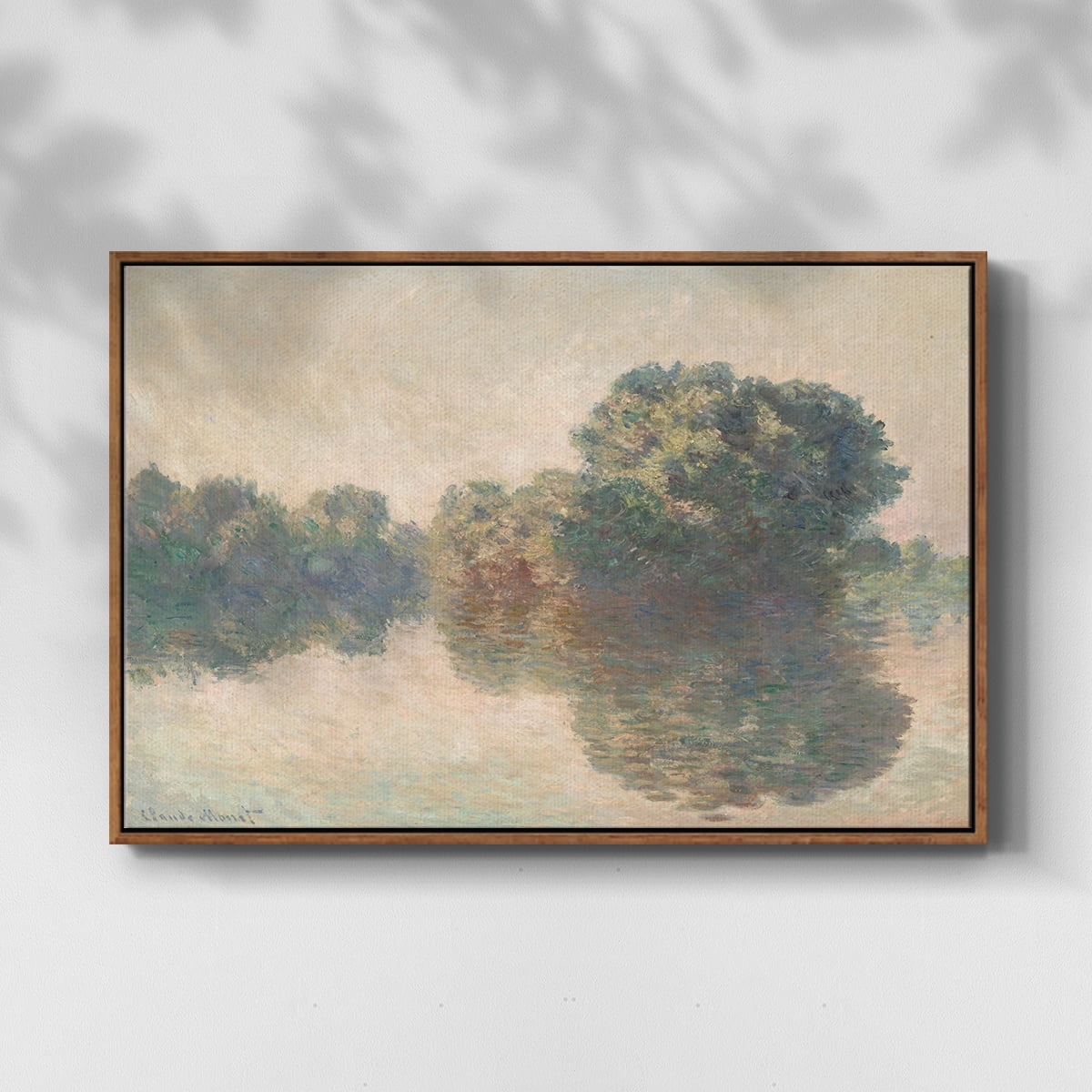 Vintage Landscape-XXXVII By Wexford Home Framed in Walnut Wood Gallery Wrapped Canvas 17 in. x 25 in.