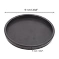 thumbnail image 4 of Unique Bargains 1 Pc Waterproof Soap Holder Round Black Soap Holder for Bathroom 0.43"x3.58", 4 of 6