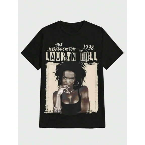 Vintage  Singer 90 S Music Graphic T-Shirt  Casual Digital Print Pure Heavy 100% Cotton T Shirt