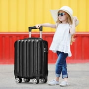 Ktaxon Luggage Sets, 4-Piece Set Hard Suitcase Set Travelling with TSA Lock Spinner Wheels 16in20in24in28in, Black