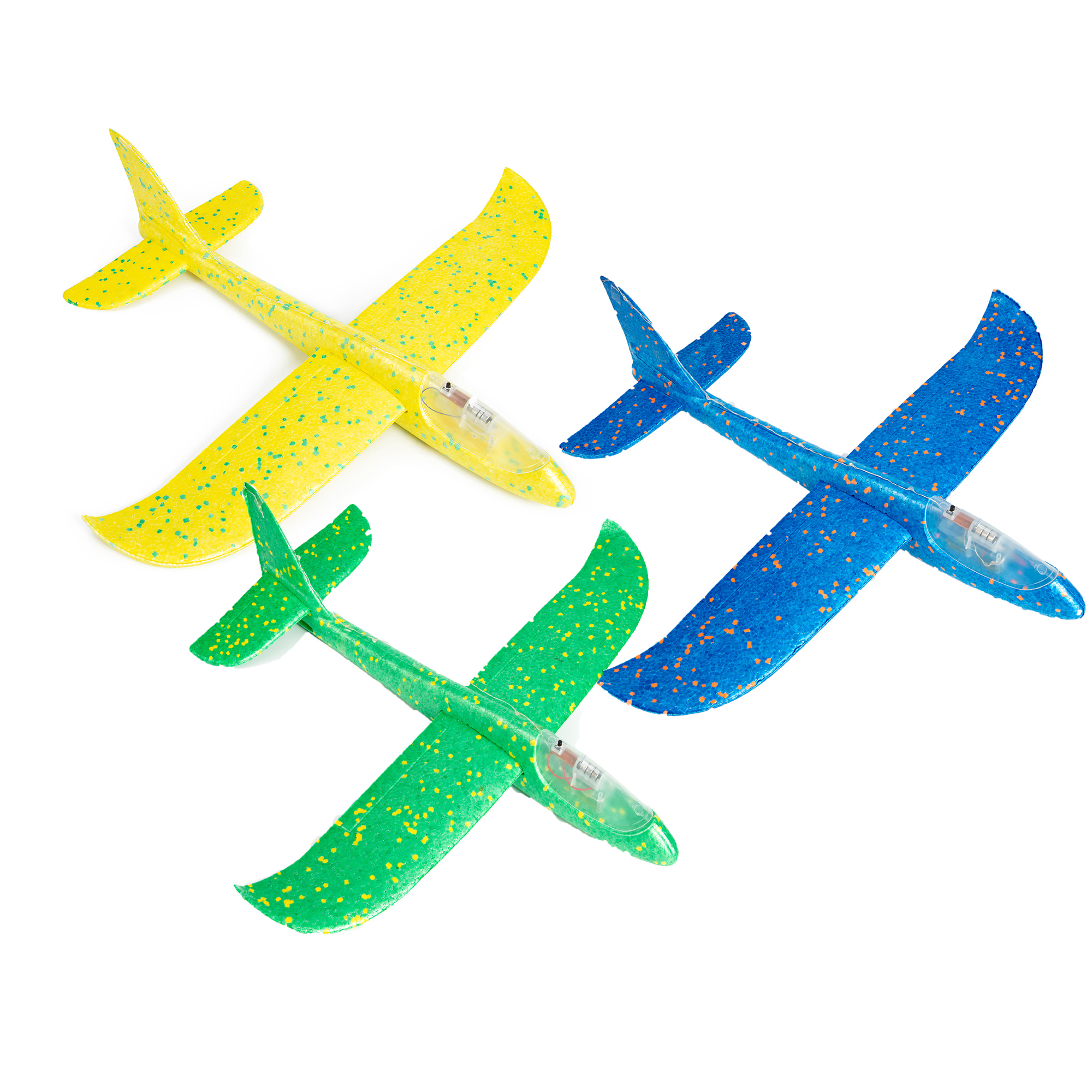 3 Pack Airplane Toys, Boy Toys, Flight Mode Foam Glider Plane for Kids, Family Game Flying Toys
