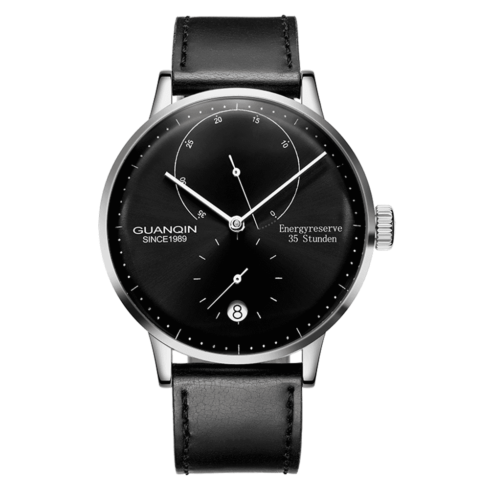 leather silver black