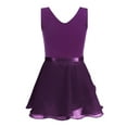 thumbnail image 2 of iiniim Girls Activewear Dance Dress Spaghetti Straps Ballet Dance Gymnastics Leotard with Mesh Tied Skirt Outfit Sets, 2 of 7