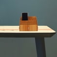 thumbnail image 3 of KAKOWELY phone holder classroom Desktop Storage Box Wooden Tabletop Smartphone Holder Phone Storage Container For Office Multiple Wood Cell Phone Holder Mobile Phone Display Box, 3 of 5
