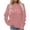 Pink, variant on SIYUDAN Women Sweatshirt Long Sleeve Sweatshirt for Women Pullover Light Green Pullover Adult Comfort Colors Crewneck Sweatshirt Fall Basics Womens Clothing Womens Fashion