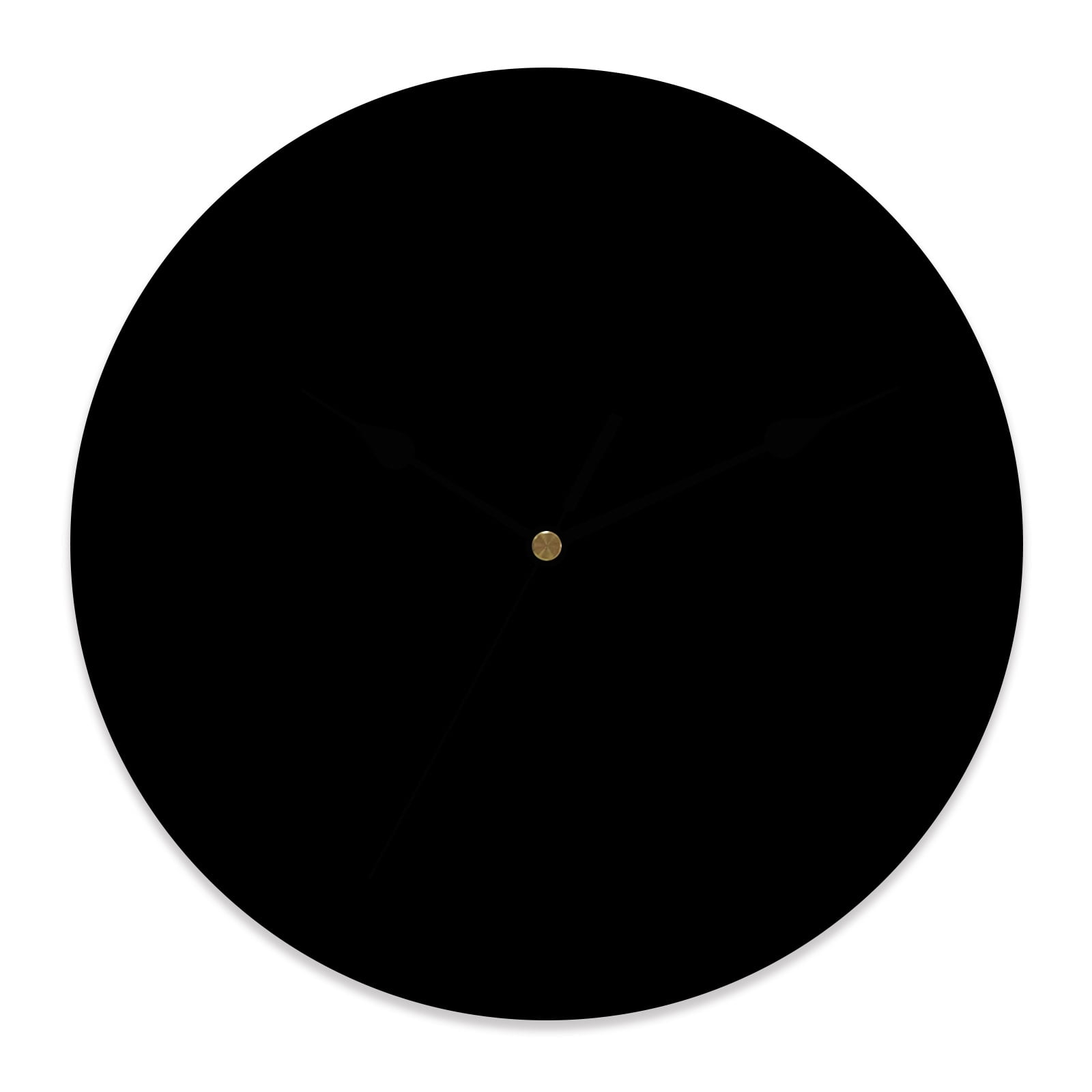 14 Inch Solid Color Wall Clock, Black Battery Operated Silent Non Ticking Clocks, Easy to Read Round Wall Clock for Kitchen/Living Room/Bedroom/Bathroom