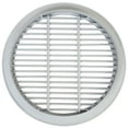 thumbnail image 3 of JOYOAIRE 14-inch Round Aluminum Air Vent White Heating and Cooling Register Grille One Pack Ceiling Diffuser, 3 of 5