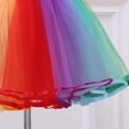 thumbnail image 5 of BOBOGOJP Girls Rainbow Flower Tulle Skirt Toddler Tutu Girls Clothes Multicolour for Size 0-12 Months, 5 of 6