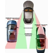 360° HD Glass Rotatable Mirror Blind Spot Rearview Frameless Wide Angle Flexible Shape IP67 Waterproof Pressure Sensitive Adhesive Pair Auto SUV Indoor Outdoor Clear View Safety