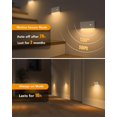 thumbnail image 4 of Luz nocturna con sensor de movimiento recargable WILLED, pack de 10, 4 of 7
