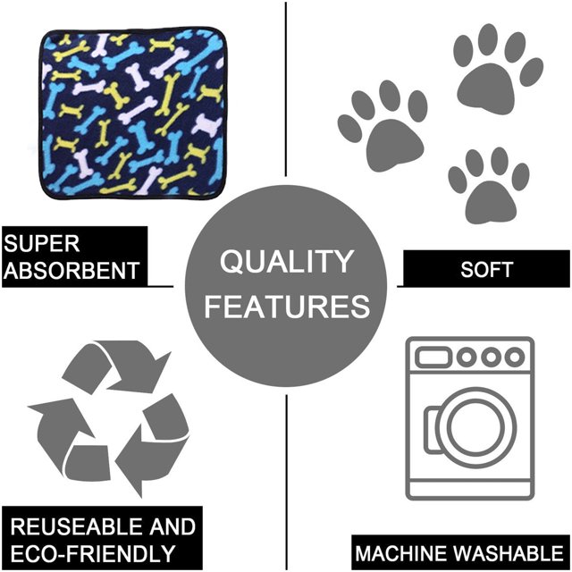 Mantas para perros, manta suave y esponjosa para mascotas, alfombra cálida para dormir, diseño con estampado de huesos, manta para cachorros y gatitos, para mascotas