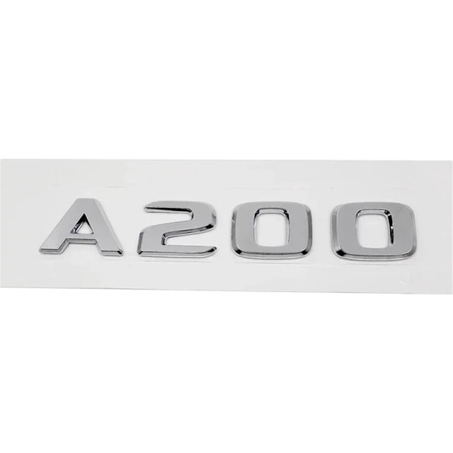 ZWP Car Rear Trunk Sticker Emblem ABS Tail Number Badge Decal Compatible With Mercedes Benz A63 A200 A220 A250 A260