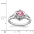 thumbnail image 3 of Primal Silver Sterling Silver Rhodium Pink Tourmaline Ring, 3 of 5