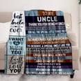 thumbnail image 2 of LHSHID Birthday Gifts for Dad Blanket Flannel Soft and Comfortable Anti static Bed Sofa Blanket 60x80in, 2 of 5