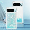 thumbnail image 7 of Case for Google Pixel 9 Case Glitter Liquid Cute Clear Phone Case,Floating Quicksand Shockproof Protective Bumper Women Girls Cover for Google Pixel 9 / Pixel 9 Pro Star Blue YB, 7 of 7