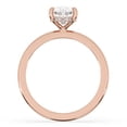 thumbnail image 3 of 0.5 to 3 Carat Oval Lab Grown Diamond Hidden Halo Engagement Ring 14K Gold, 3 of 4