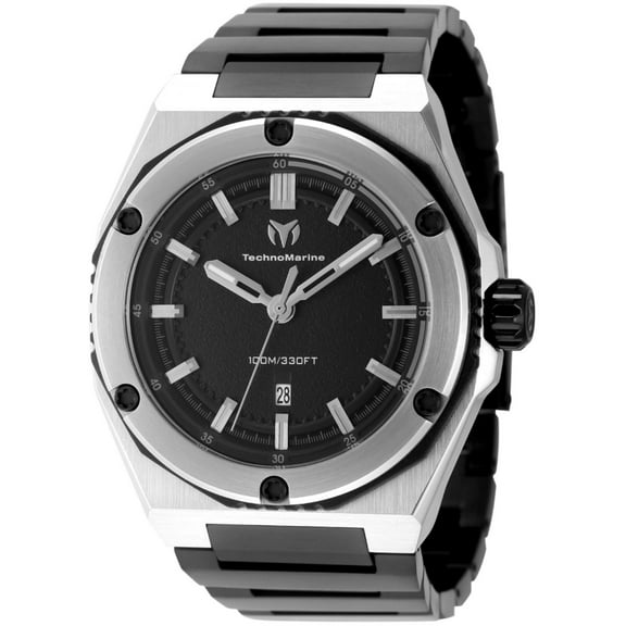 Technomarine Coral Quartz Black Dial Men's Watch TM-416089