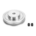 thumbnail image 5 of 80 Teeth 8mm Bore Timing Pulley, Aluminium Synchronous Wheel Silver with M5 Screw for 3D Printer Bel, 5 of 5