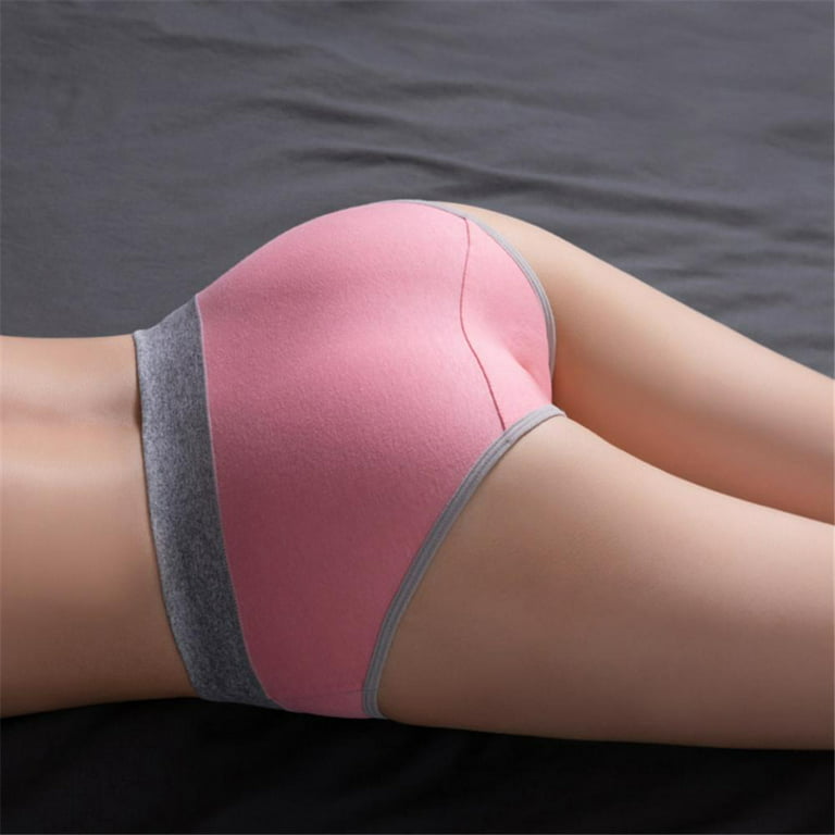 High Waisted Underwear for Women Cotton No Muffin Top Full Coverage Briefs  Soft Stretch Ladies Panties 5 Pack 