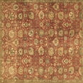 thumbnail image 1 of Ahgly Company Indoor Square Persian Brown Traditional Area Rugs, 7' Square, 1 of 4