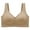 Beige, variant on Womens Bras Lace Wireless New Women's Bra with Gathered Large Chest Small Sagging Comfortable and No Steel Ring Underwear Green 4Xl