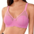thumbnail image 2 of Bras for Women Minimizer JIANLAI ,Full Cup See Through Lace Everyday Bra, Adjustable Straps Elegant Comfort Bra, 2 of 6