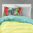 thumbnail image 2 of Carolines Treasures CK1342PILLOWCASE Cane Corso Poinsettas Fabric Standard Pillowcase, 2 of 2