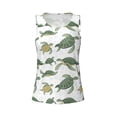 thumbnail image 6 of Sigee Cute Turtle for Women's Workout Tank Top,Running Tank Tops,Sleeveless Gym Clothes, 6 of 8