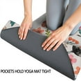 thumbnail image 3 of Chihuahua and Flower Florals Hot Yoga Mat Towel Non Slip for Hot Yoga - Quick-Drying Yoga Mat Cover with 4 Corner Pockets with Travel Bag - Hot Yoga Towel Non Slip Grip Moisture Wicking Sweat 70"x26", 3 of 6