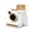 A3, variant on 3D Printed Latte Art Camera, Manual Coffee Powder Printer with Multiple Stencil Cards, Manual Latte Art Maker for Cappuccino, Milk Foam, Hot Chocolate and Desserts, Home Cafe, Black