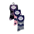 thumbnail image 2 of Gentle Grip - 9 Paires Chaussettes Mi-Mollet pour Femmes en Coton Doux à Motif Sans Élastique, 2 of 2