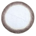 thumbnail image 5 of Better Trends Chic Round Bath Mat, 30" Diameter, 100% Cotton Non Slip Bathroom Rug, Water Absorbent, Machine Washable, (Beige) Torrent Collection, 5 of 6