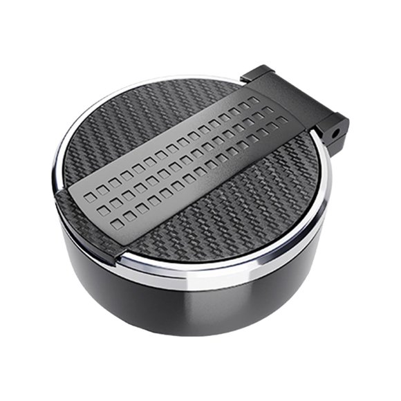 Storage Containers – Compact Car Ashtray with Lid for Odor Control - ABS Vehicle Cup Holder Organizer
