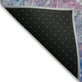 thumbnail image 3 of Addison Rugs Chantille Indoor/Outdoor Contemporary Abstract Blue Washable Round Rug, 8' x 8', 3 of 6