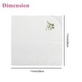 thumbnail image 5 of 20pcs Floral Embroidered Handkerchiefs for Women, EEEkit 11''x11'' Classic Soft Cotton Hankies, 5 of 7