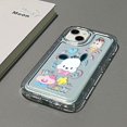 thumbnail image 1 of Funda de teléfono con dibujos de perro para iPhone, carcasa trasera de TPU suave y transparente con diseño de dibujos animados coreanos para iPhone 14, 13, 11, 12 Pro Max, 7, 8 Plus, X, XR, XS Fivean unisex, 1 of 2
